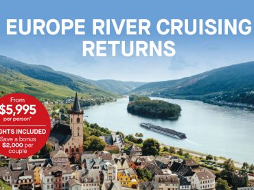Celebrate the return of Europe River Cruising with APT